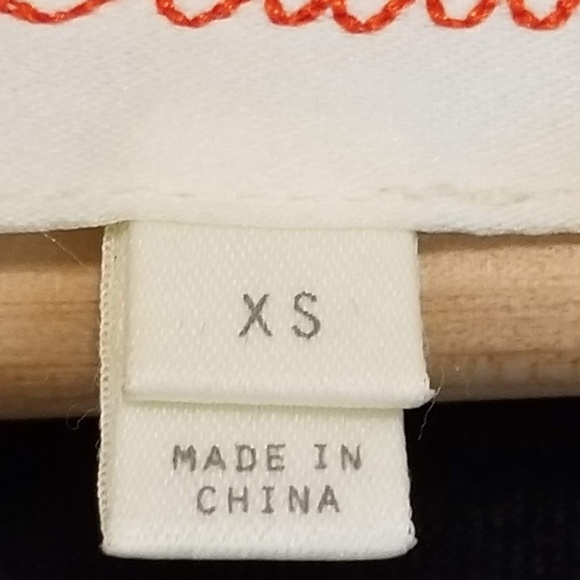 Anthropologie Deletta Empire Swing Pleated Tee XS - Picture 5 of 8